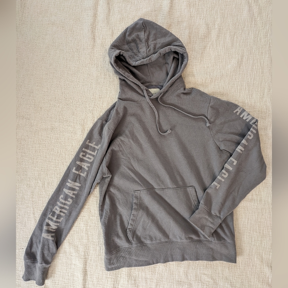 American Eagle Super Soft Gray Hoodie